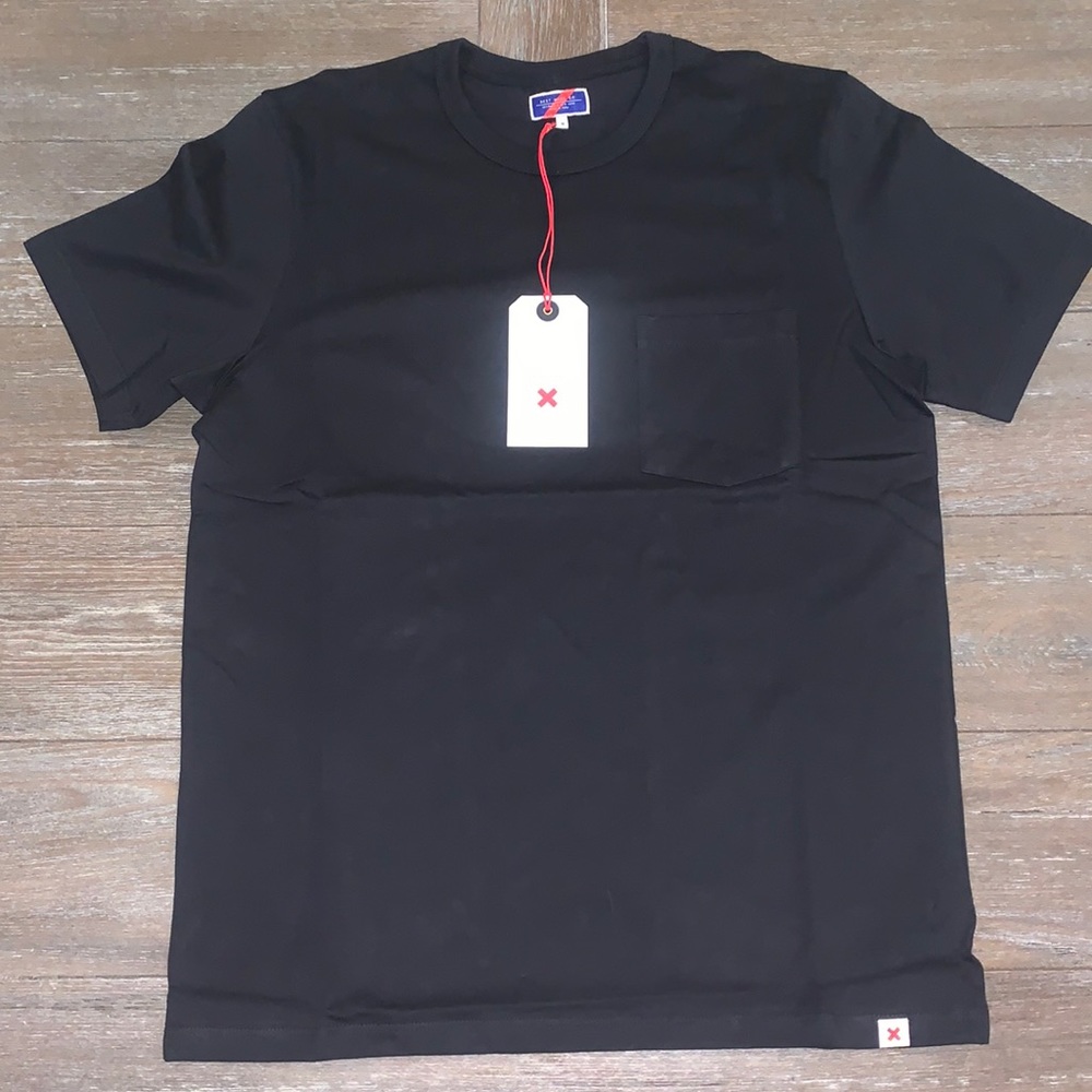 BEST MADE CO. Black- Standard Pocket Tee, NEW T-Shirt SS